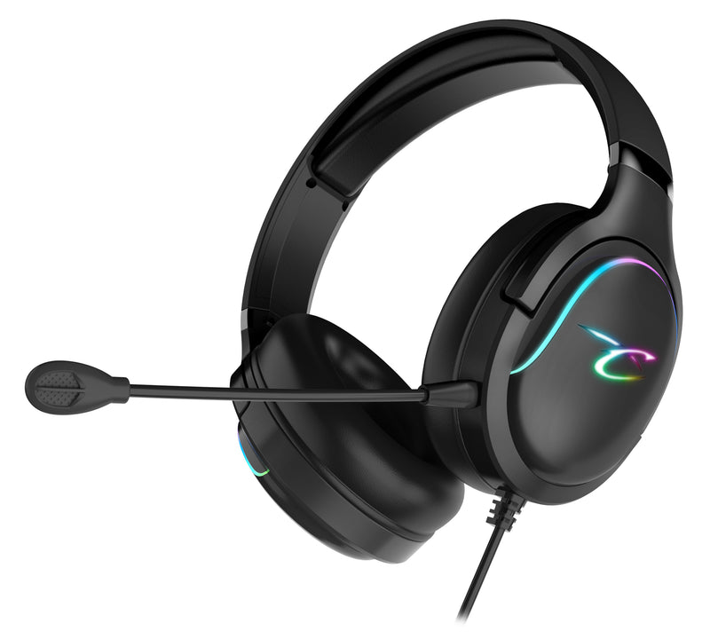 Subsonic Spectra LED Gaming Headset With Microphone Xbox Series X/S, PC & PS5 - Black - SUB-5684