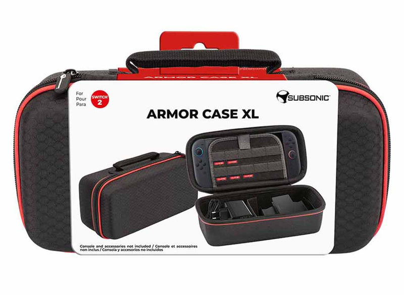 Subsonic Armor Case XL For Nintendo Switch 2 - Black - SUB-5710