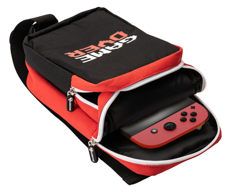 Subsonic Shoulder Bag / Carrying Case For Nintendo Switch, 2, OLED & Lite - Black/Red - SUB-5714