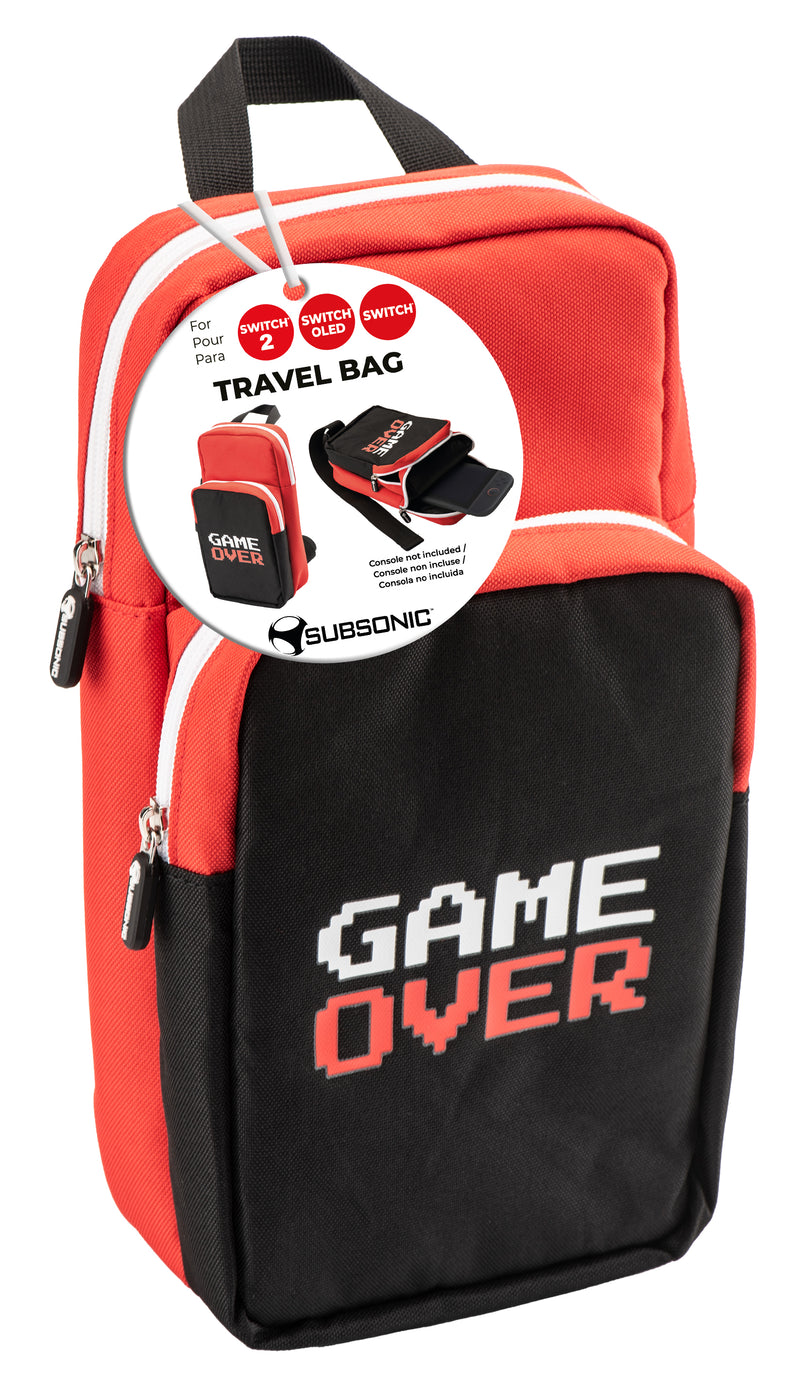 Subsonic Shoulder Bag / Carrying Case For Nintendo Switch, 2, OLED & Lite - Black/Red - SUB-5714