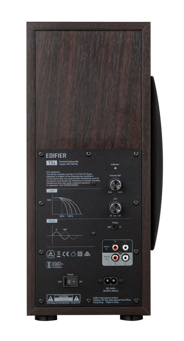 Edifier T5s Powered Subwoofer - Brown - CM-T5-S/BRWN
