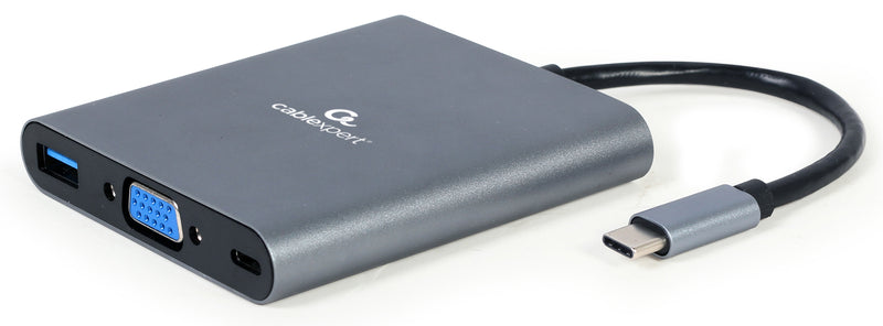 Cablexpert USB Type-C 6-in-1 Multi-Port Adapter - USB-HUB-C-6/1