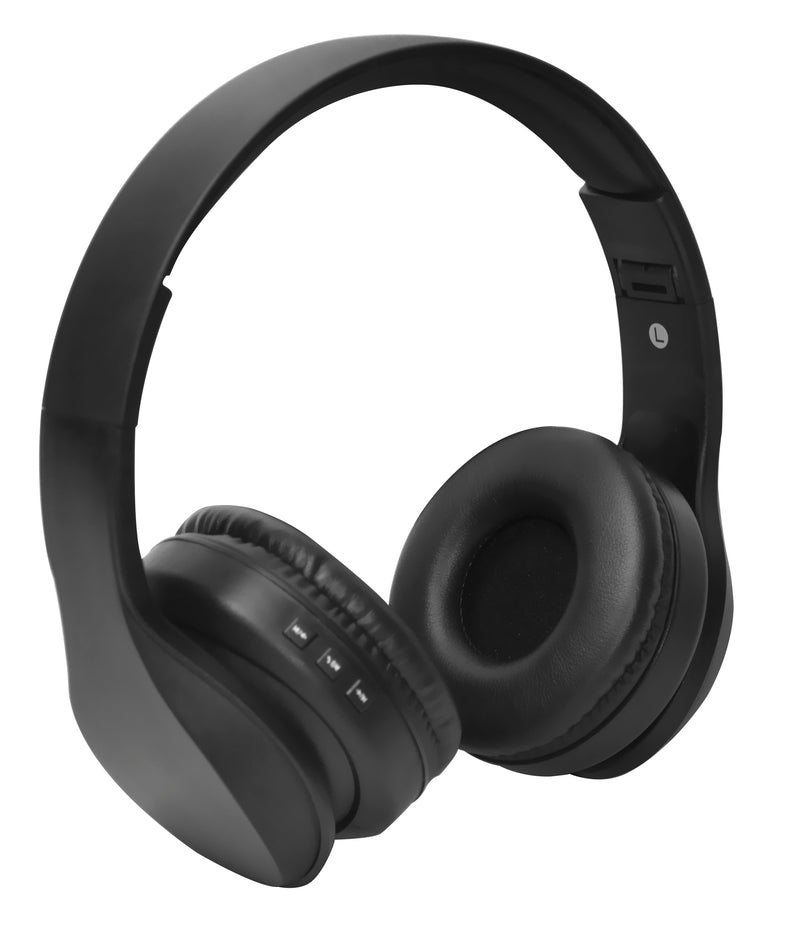 Vakoss Bluetooth Folding Headset With Microphone - Black - VAK-839BX