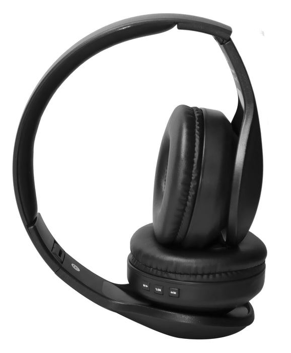 Vakoss Bluetooth Folding Headset With Microphone - Black - VAK-839BX