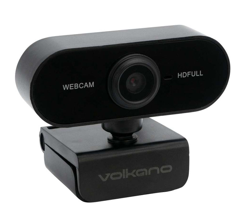 Volkano Zoom Series 1080P USB Webcam - Black - VOLK-10102