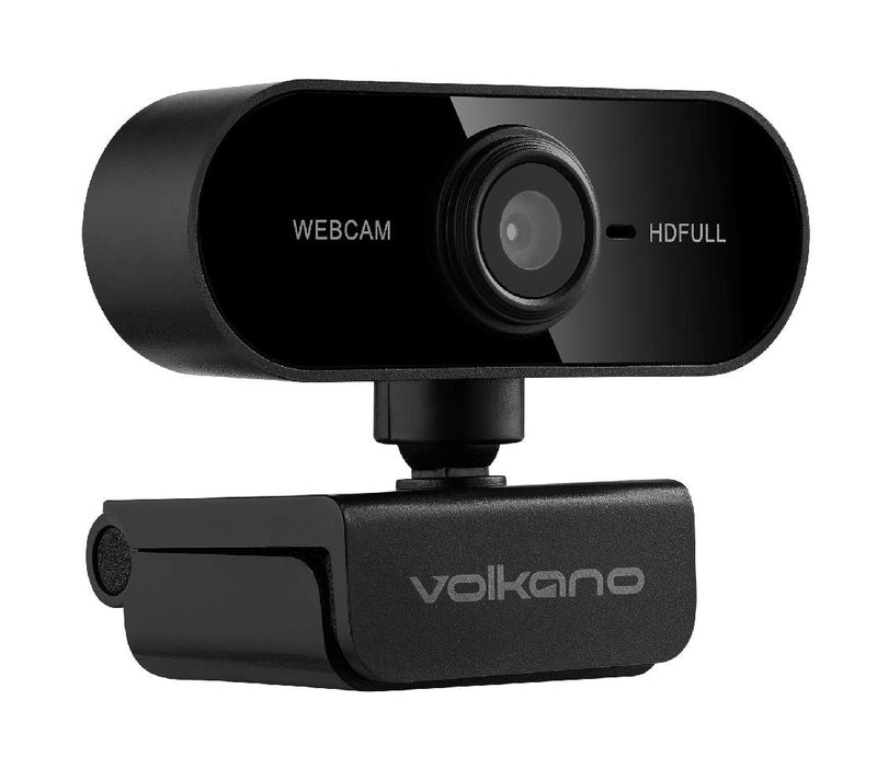 Volkano Zoom Series 1080P USB Webcam - Black - VOLK-10102