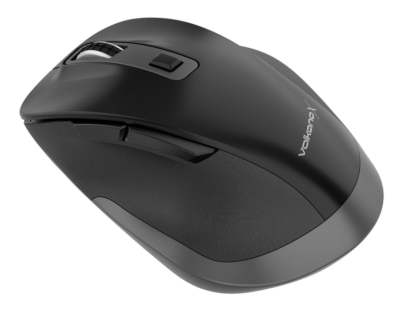VolkanoX Amber Series Dual Bluetooth / Wireless Rechargeable Mouse - Black - VOLK-20085