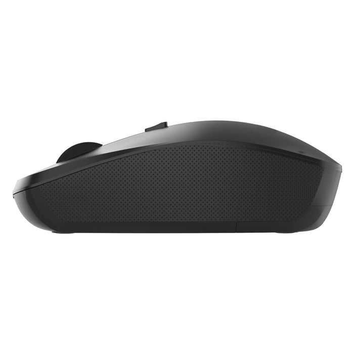 Volkano Granite Series Rechargeable Wireless Mouse - Black - VOLK-20196/BLK