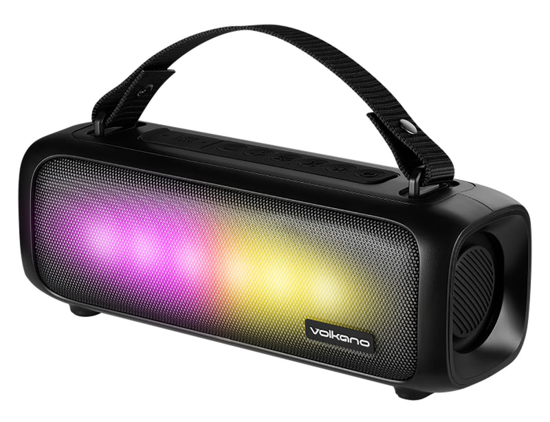 Volkano Military Series Bluetooth Portable Speaker With FM Radio - Black - VOLK-3205/BK