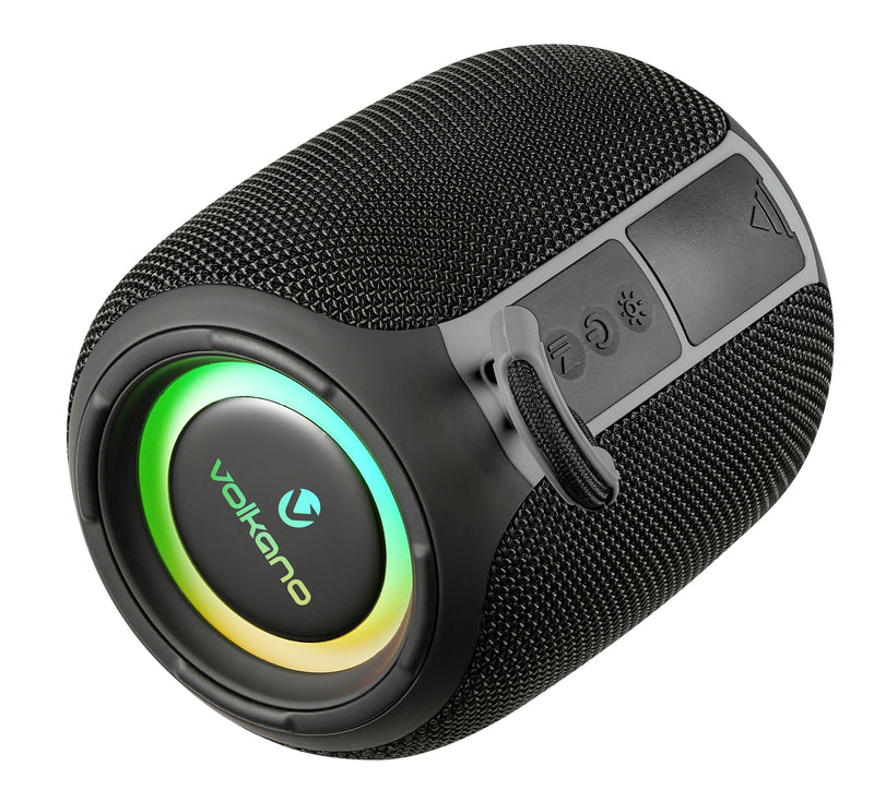 Volkano Topaz Series Bluetooth Portable Speaker - Black - VOLK-3400/BK