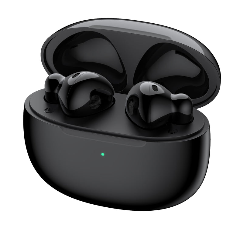 Edifier W220T True Wireless Semi-In-Ear Bluetooth Earbuds With Snapdragon Sound & Mic - Black - TWS-W220T/BLK