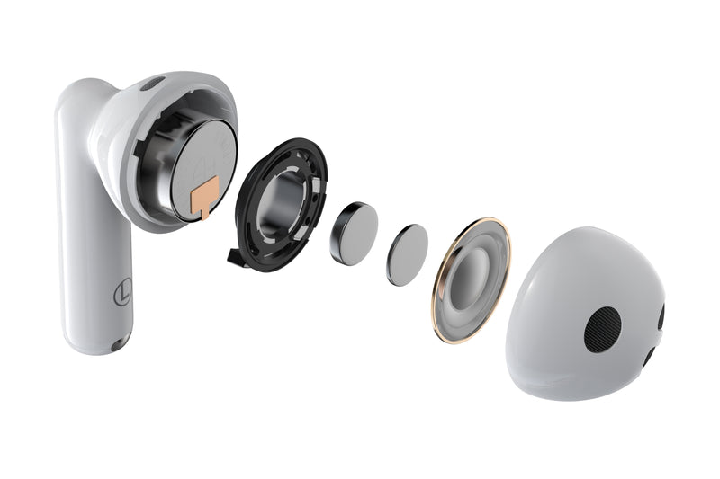 Edifier W220T True Wireless Semi-In-Ear Bluetooth Earbuds With Snapdragon Sound & Mic - White - TWS-W220T/WHT