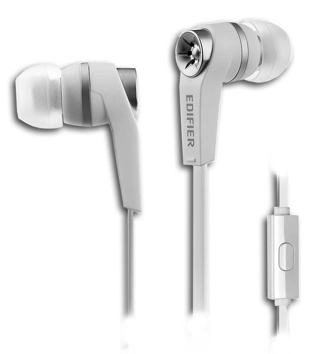 Edifier P275 High Performance Flat Cable In-Ear Earphones - White - EDFR-EAR-H275/WHT