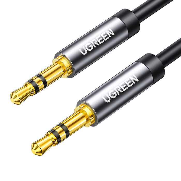 UGREEN 3.5mm Male Jack to 3.5mm Male Jack Audio Cable - Black/Grey - 2M - UG-10735