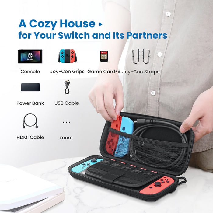 UGREEN Portable Carry Case For Nintendo Switch - Black - UG-50974