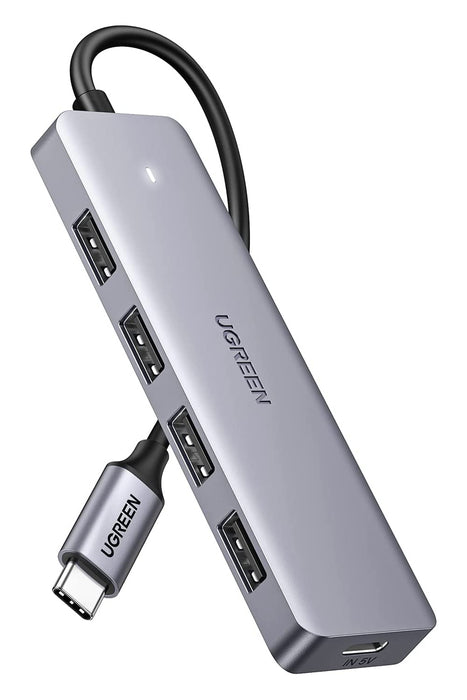 UGREEN USB Type C 4 Port USB Hub - Grey - UG-70336