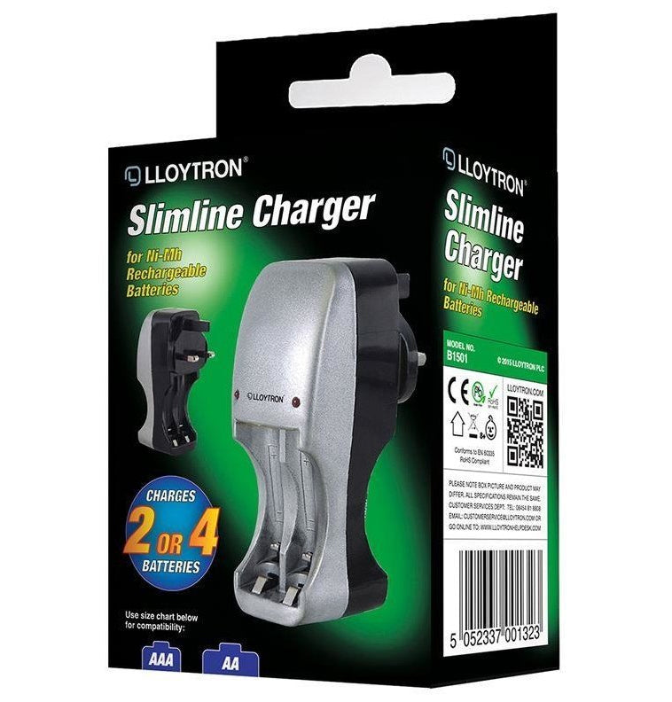 Lloytron Compact AA/AAA Battery Charger - BATT-CHARGE-LLOYT