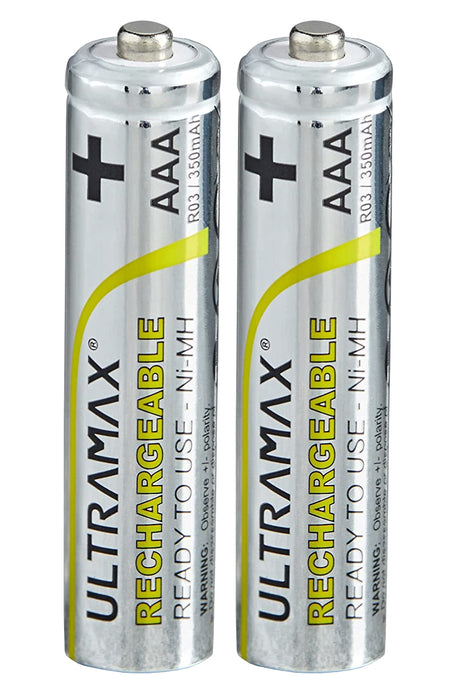 Ultramax NI-MH AAA Rechargeable 300mAh Batteries For Hi-Tech Devices - BATT-RE-AAA