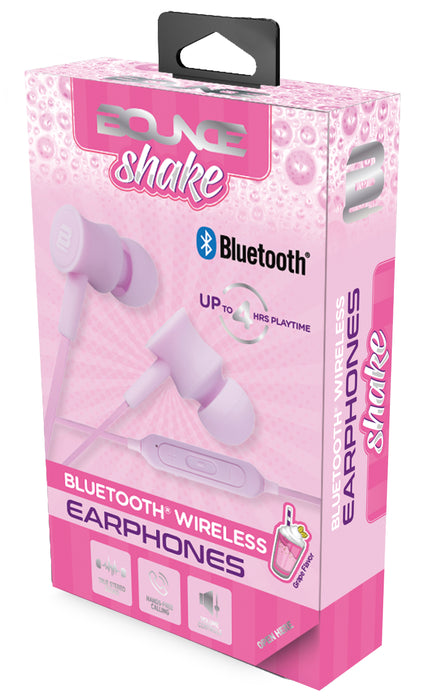 Bounce Shake Series Bluetooth Wireless Earphones - Grape - BNCE-1101/GR