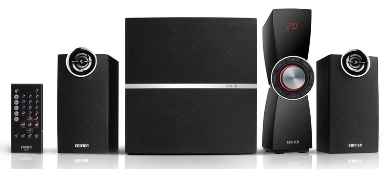 Edifier C2XD 2.1 Multimedia Bookshelf Speaker System With Subwoofer - Black - CM-EDC2XD