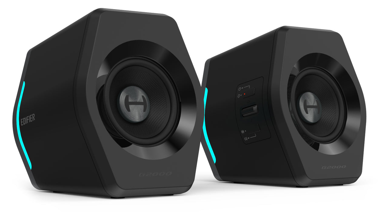 Edifier G2000 Bluetooth 2.0 Gaming Speakers With RGB Lighting - Black - CM-G2000/BLK