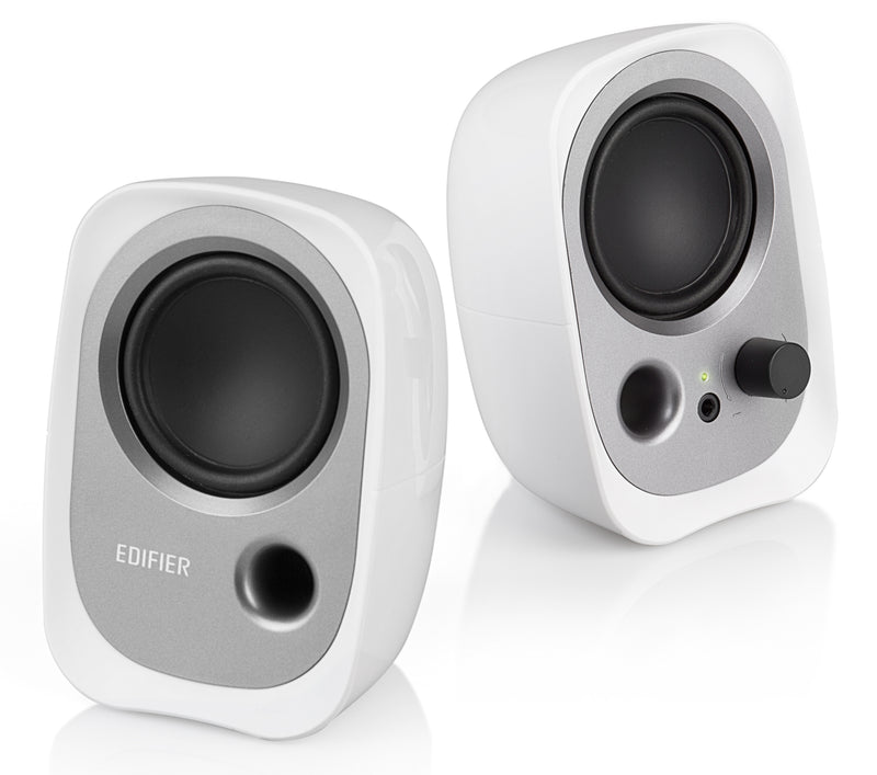 Edifier R12 Els Edifier R12U USB Powered 2.0 Computer PC Speaker Set - Gloss White - C ...
