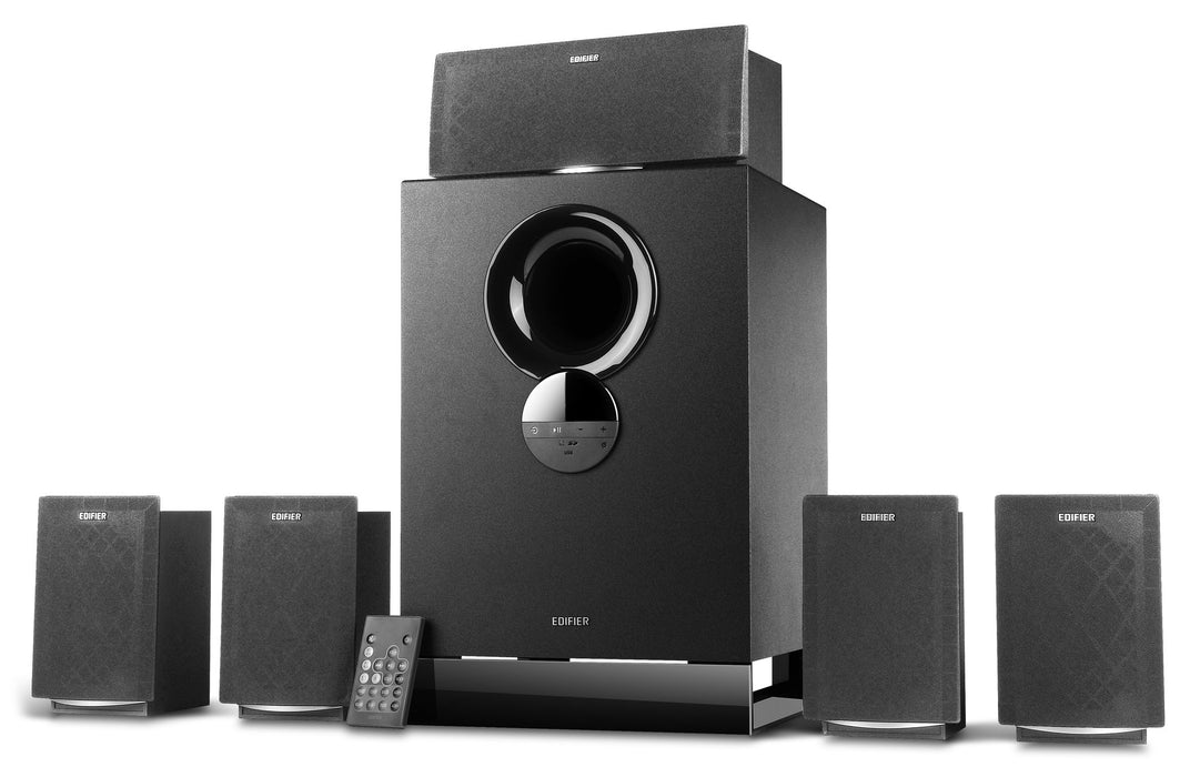 Edifier R501BT 5.1 Bluetooth Multimedia Speaker System - Black - CM-R501BT