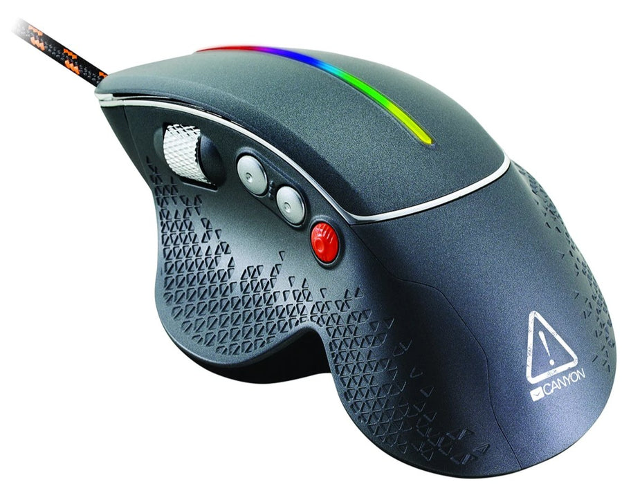 Canyon Apstar 6400DPI 6 Button RGB Gaming Mouse - CND-SGM12RGB