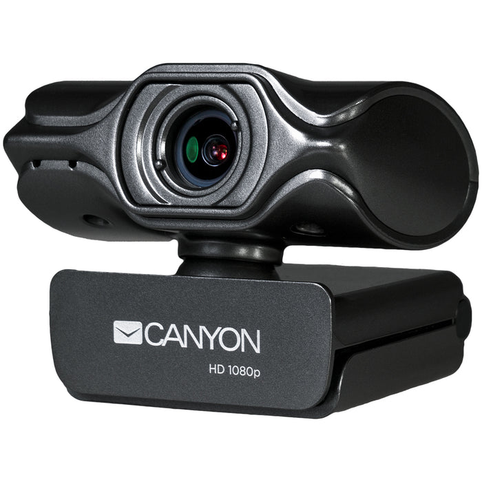 Canyon 2K Quad HD USB Webcam With Integrated Microphone - Black - CNS-CWC6