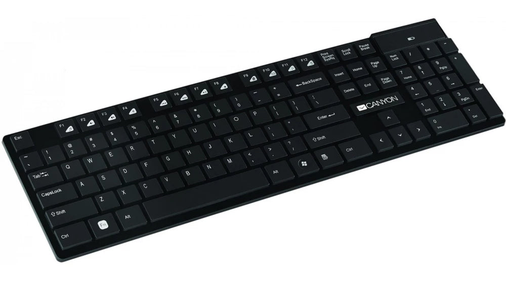 Canyon Ultra Slim Wireless Keyboard - UK/US Layout - CNS-HKBW2-UK