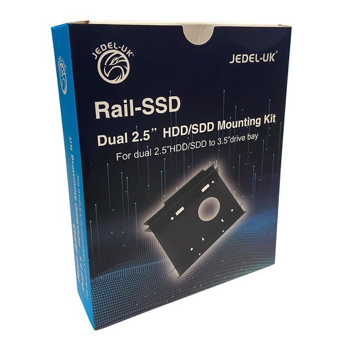 Jedel RAIL-SSD 2.5" To 3.5" HDD/SSD Conversion Bracket - ENC-3.5-2.5