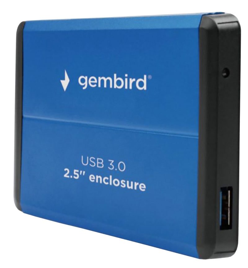 Gembird 2.5" USB 3.0 Hard Drive Enclosure - Blue - ENC-USB3-2.5/BLU