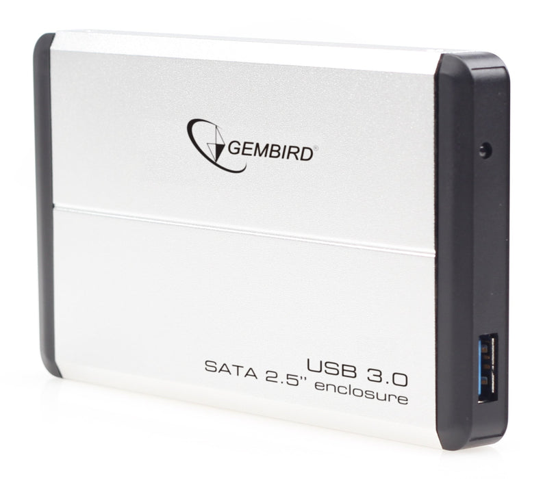 Gembird 2.5" USB 3.0 Hard Drive Enclosure - Silver - ENC-USB3-2.5/SIL
