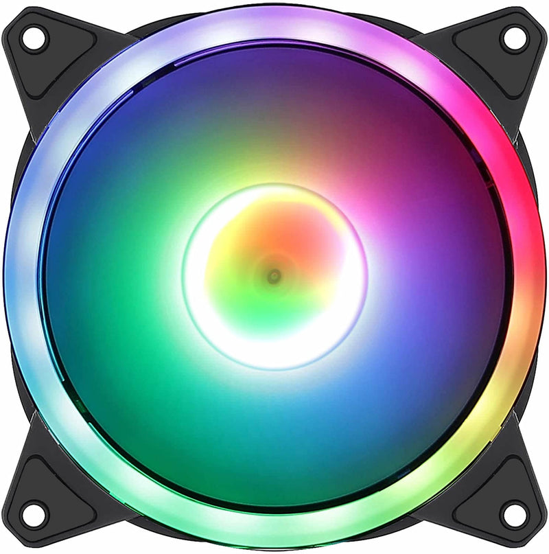 Jedel 12cm RGB LED Gaming PC Cooling Fan - FAN-JED12/RGB