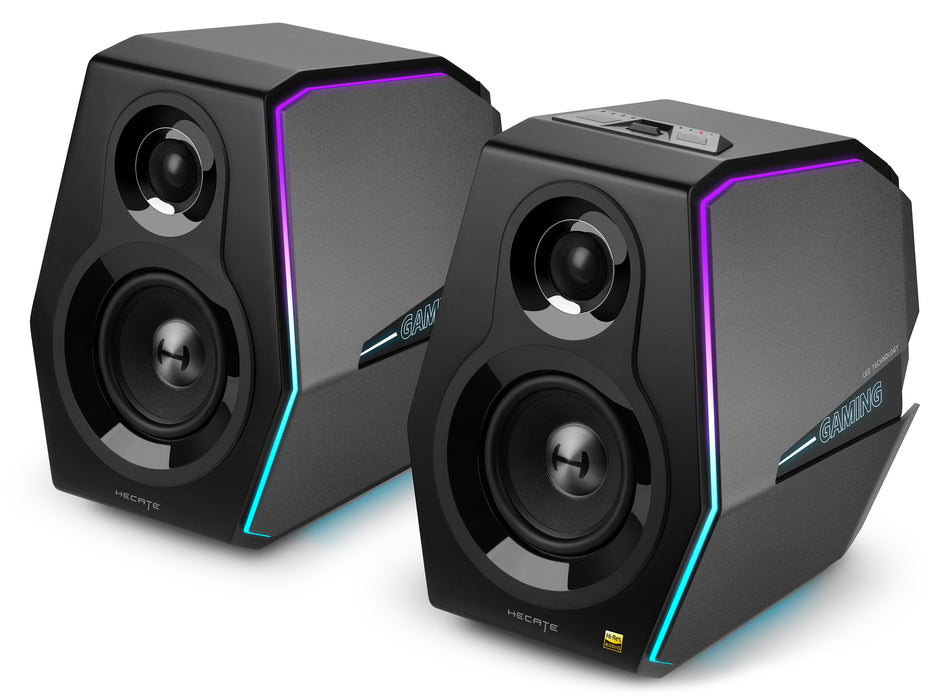 Edifier G5000 Hi-Res 2.0 Bluetooth Gaming Speakers With RGB Lighting - Black - CM-G5000/BLK
