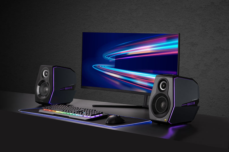 Edifier G5000 Hi-Res 2.0 Bluetooth Gaming Speakers With RGB Lighting - Black - CM-G5000/BLK
