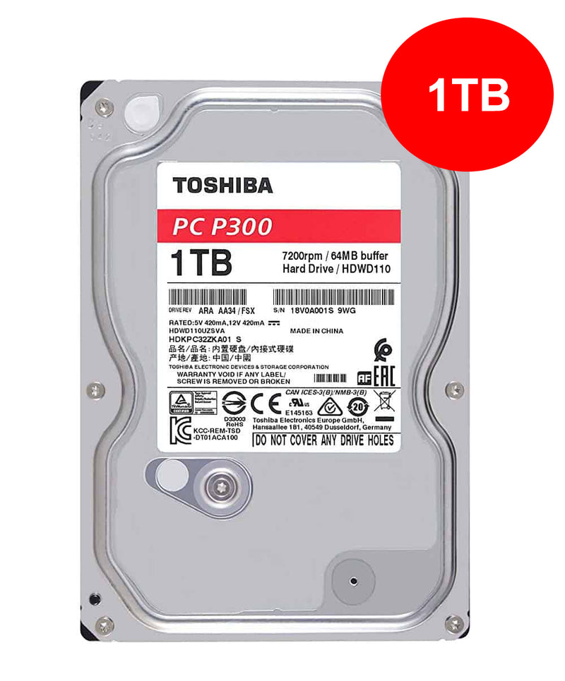 Brand New 3.5" Internal Hard Drive - 1TB - HDD-INT-3.5/1TB