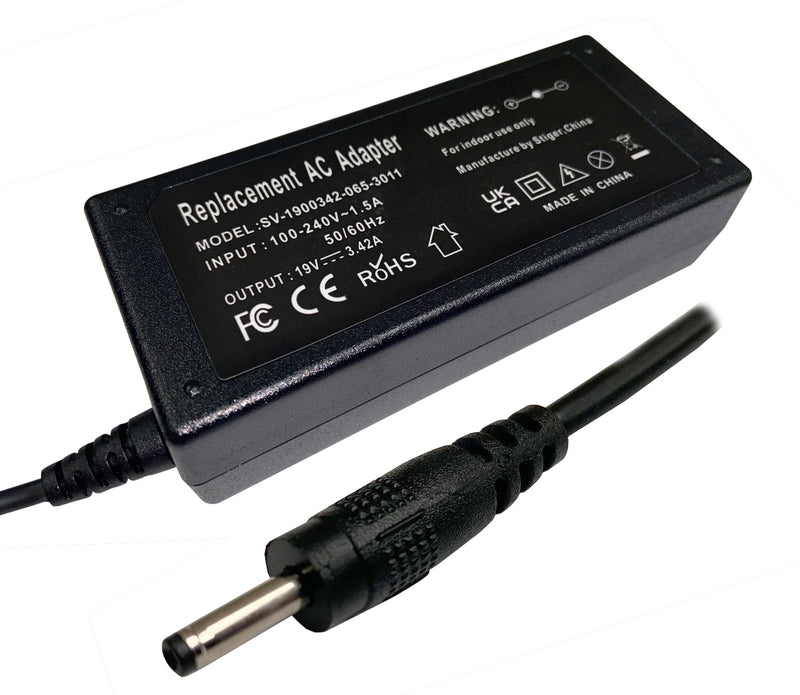 Compatible Acer Laptop Power Adapter 65W 19V 3.42A 3.0 x 1.1 mm Tip - LPTP-ACE/1