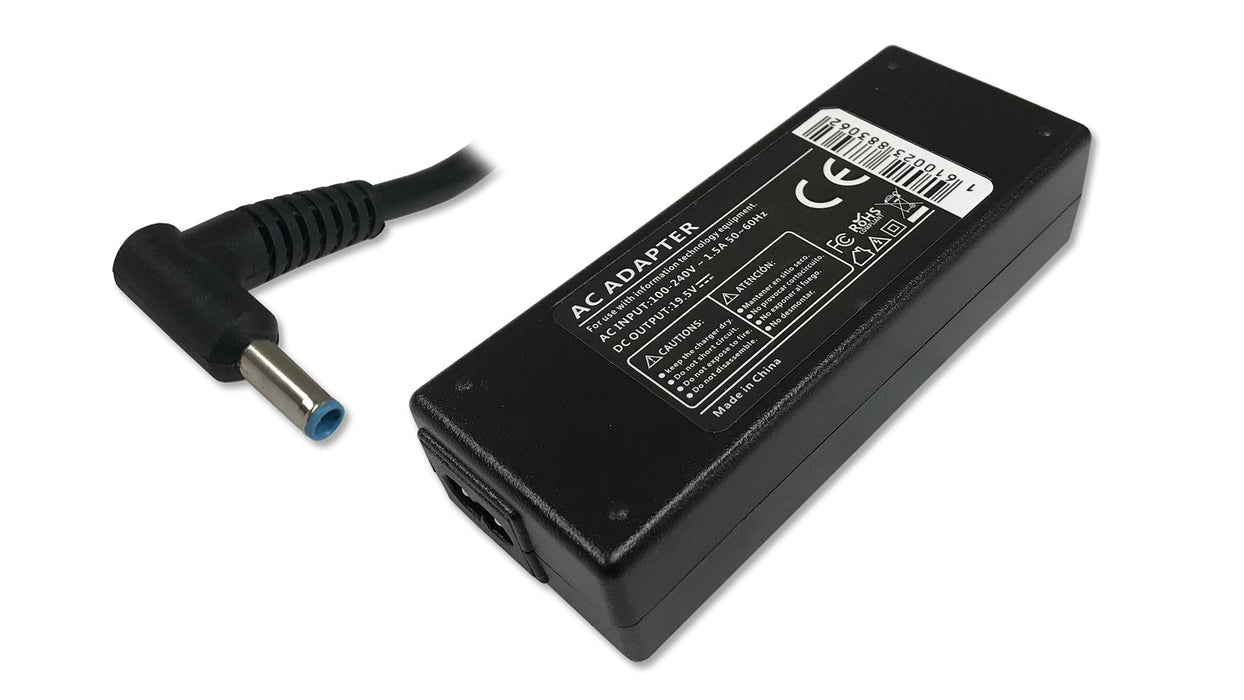 Compatible HP Laptop Power Adapter 65W 19.5V 3.33A 4.5 x 3.0 mm Blue Tip - LPTP-HP/8