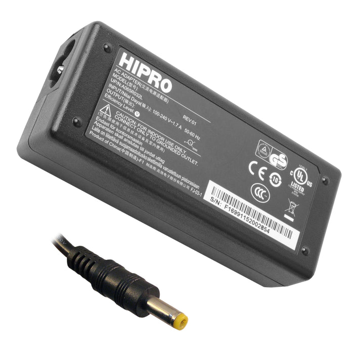 Original HIPRO Laptop Power Adapter 65W 18.5V 3.5A 4.8 x 1.7 mm Tip - LPTP-ORG-HIPRO/2