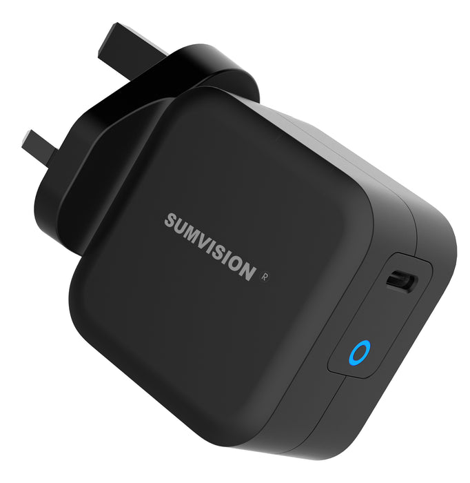 Sumvision 61W GaN USB Type C Compact Charger - LPTP-TYPEC/61W