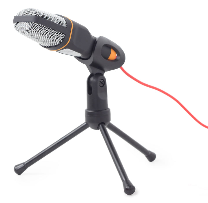 Gembird Desktop Microphone With Tripod - Black - MIC-DESK-01