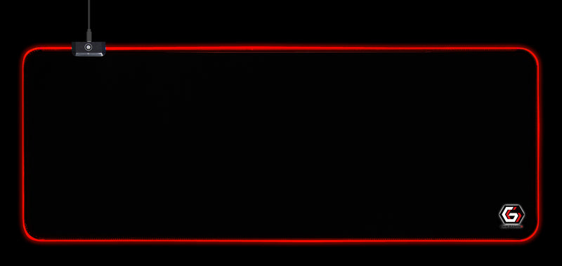 Gembird Large Gaming Mouse Pad With LED Light Effect - MP-GAM-LED-L