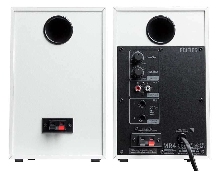 Edifier MR4 2.0 Monitor Reference Speaker System - White - CM-MR4/WHT