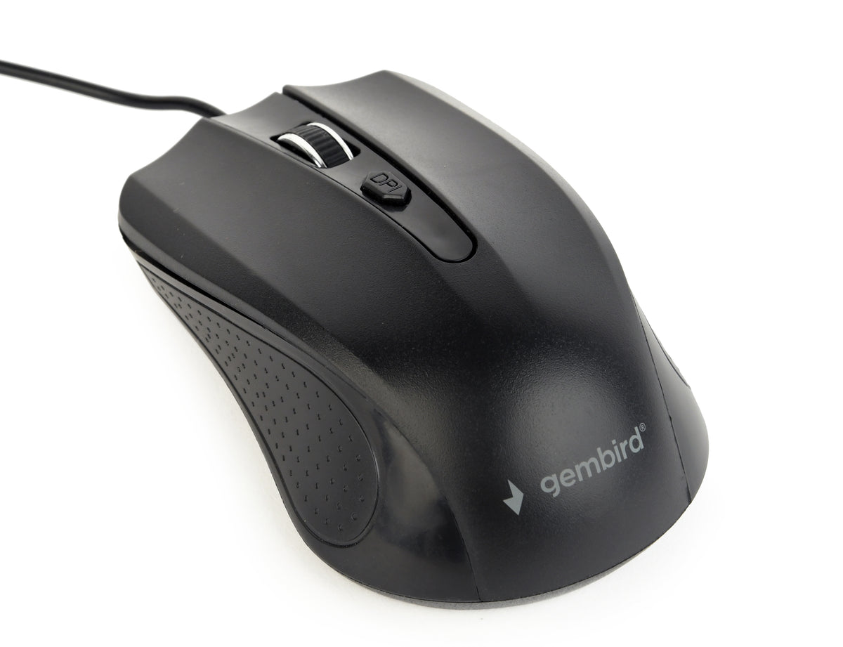 Gembird 4-Button Wired Optical Mouse - MSE-4B-01 — Digitek Trading Ltd
