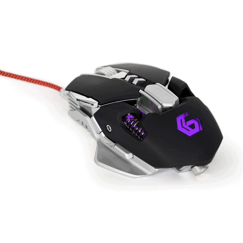 Gembird 7-Button 4000 DPI Programmable RGB Gaming Mouse - MSE-GAM-05 ...