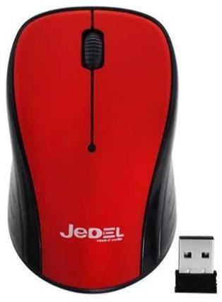 Jedel W920 Wireless Optical Scroll Mouse - Red - MSE-JED-WL920/RED