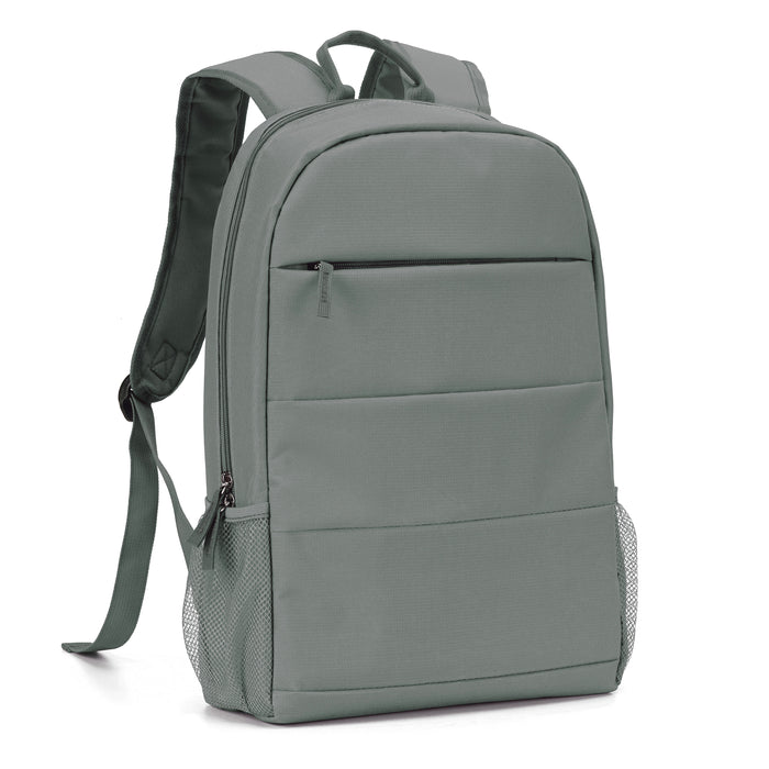 Laptop Backpack - Padded Section Holds Up To 15.6" Laptops - Grey - NB-BP-001/GRY