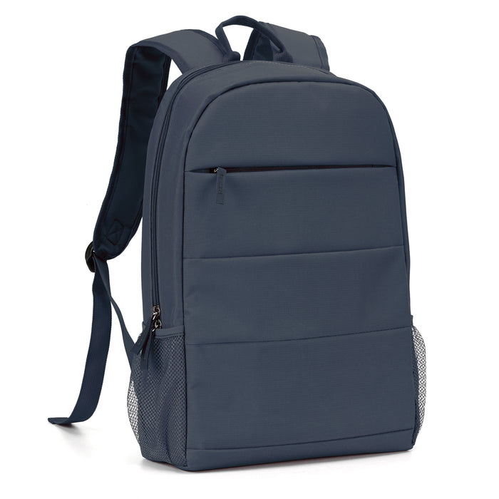 Laptop Backpack - Padded Section Holds Up To 15.6" Laptops - Navy - NB-BP-001/BLU