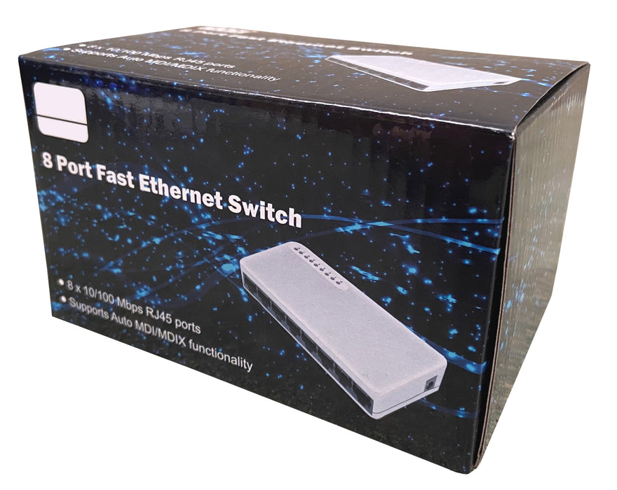 8 Port Fast Ethernet Switch - NET-EVO/8PORT